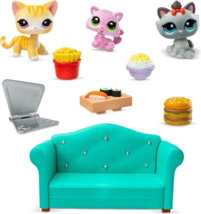 Littlest Pet Shop Set Večerja s 3 Figuricami