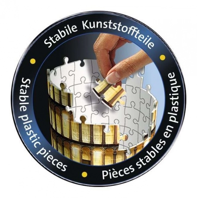 RAVENSBURGER Sijajča 3D puzzle Nočna edicija Poševni stolp v Pisi 216 kosov