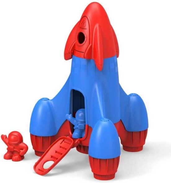 Green Toys raketa rdeča