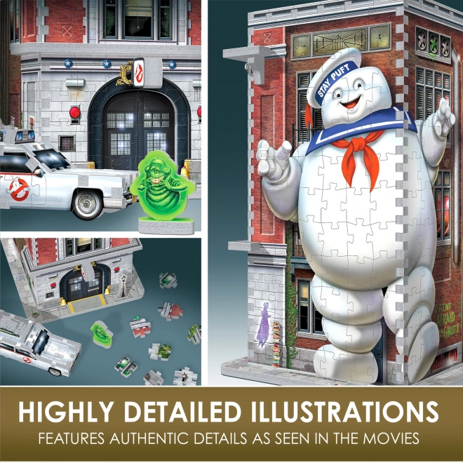 WREBBIT 3D zlaganka Ghostbusters: Požarna postaja lovcev na duhove 500 kosov