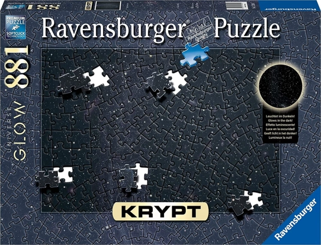 Ravensburger sestavljanka Krypt Universe Glow 881 kosov