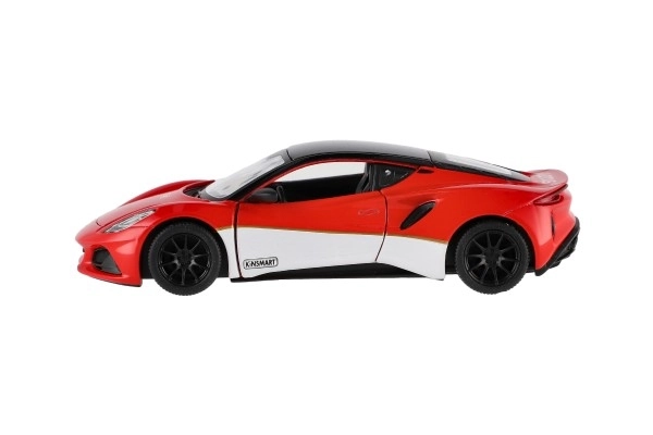 Auto Kinsmart Lotus Emira 1:38 kov/plast 12,5cm 3 barve na vzvratno navijanje 12 kosov v škatli