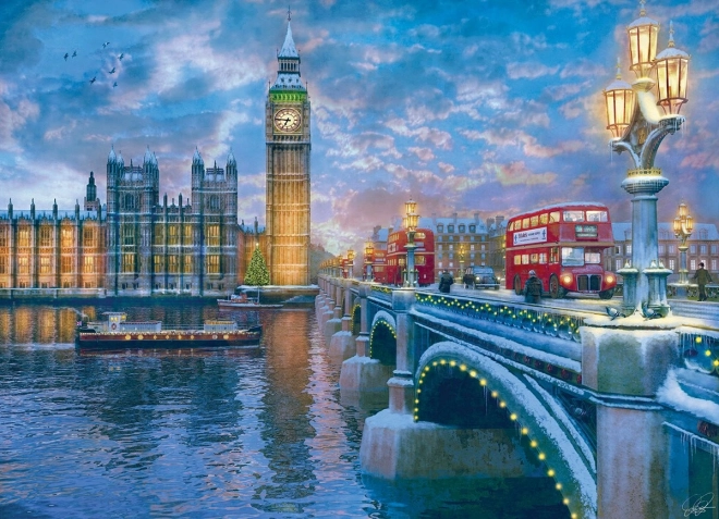 Sestavljanka Praznični večer v Londonu 1000 koščkov