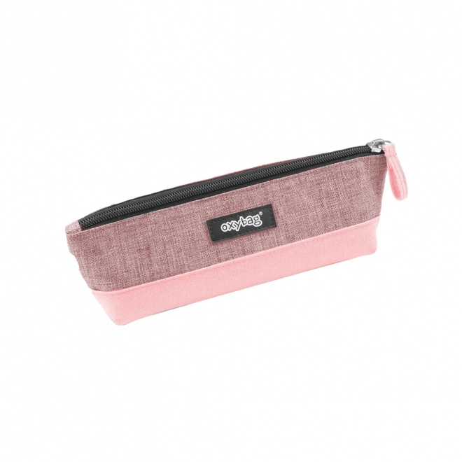 Etui za pisalne potrebščine pastelno roza OXYBAG