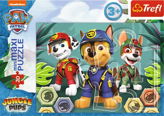 Sestavljanka Paw Patrol miniMAXI 20 kosov