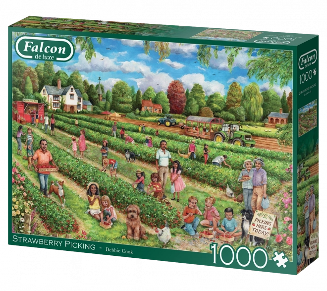 Puzzle Zbiranje jagod 1000 kosov