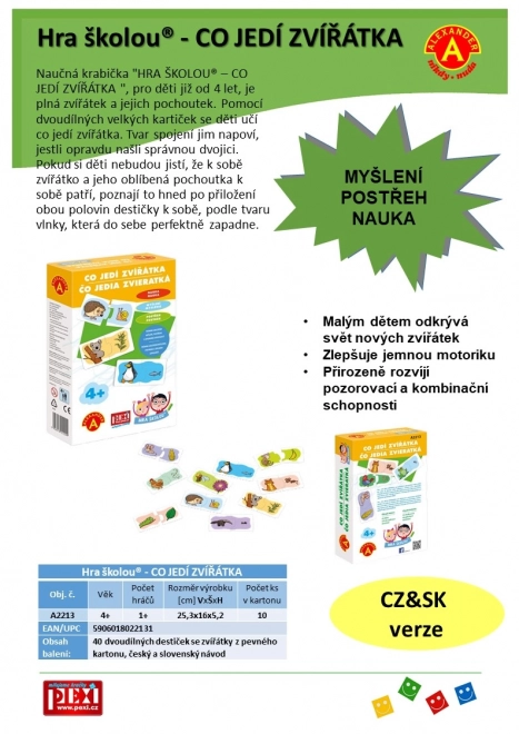 Igra šolo® - KAJ JEDIJO ŽIVALI
