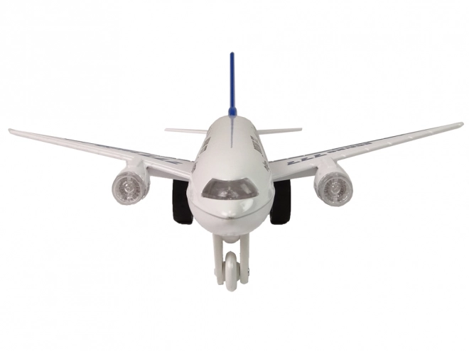 Osebno letalo Boeing 777 Bele pogonske luči zvoki