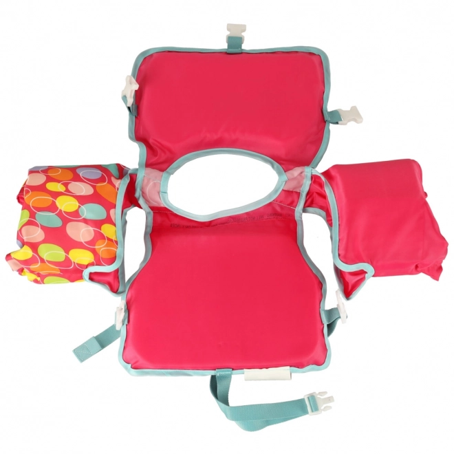 Rožnati otroški plavalni jopič z rokavi Bestway 3-6 let, 19-30 kg