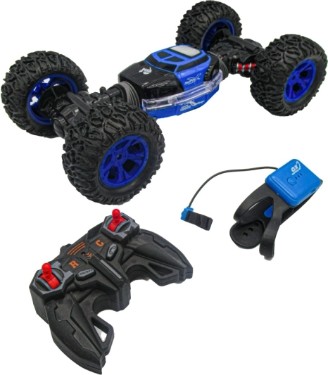 RC avto z gestnim upravljanjem 2,4 GHz – terensko kaskadersko vozilo z lučmi