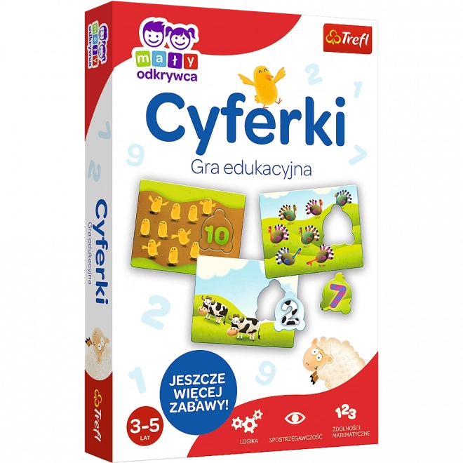 Izobraževalna igra Številke iz serije Mali Odkritelj Trefl