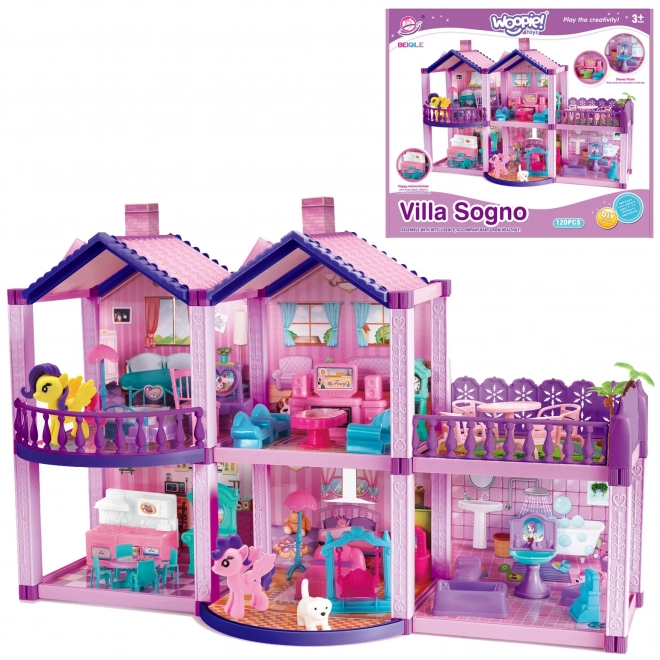 Hišica za punčke PONY FANTASY VILLA