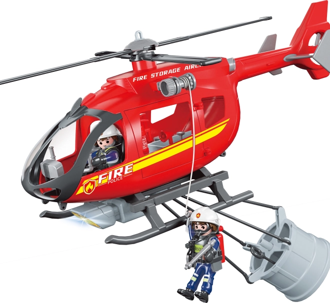 Gasilski helikopter z učinki 38 cm