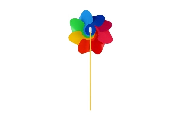 Vetrnica premer 22 cm barvni mavrični plast 47 cm