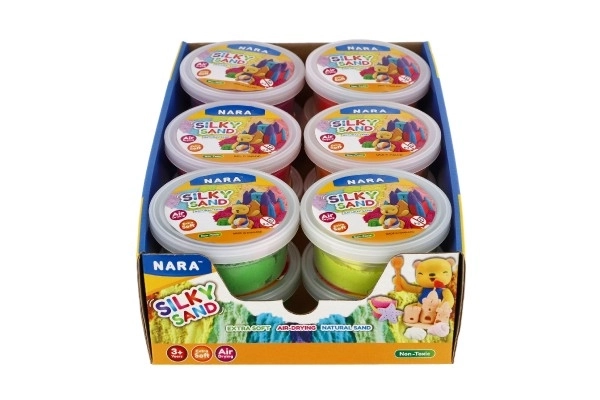 Kreativni barvni pesek Nara Silky Sand v škatli