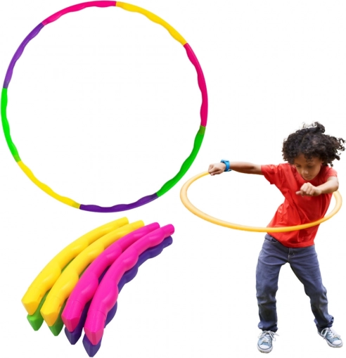 Hula hop masažni 50 cm, 7 delov