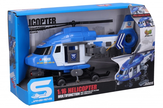 Policijski helikopter z učinki 29 cm
