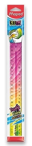 Maped ravnilo Twist'n Flex mavrično 30 cm