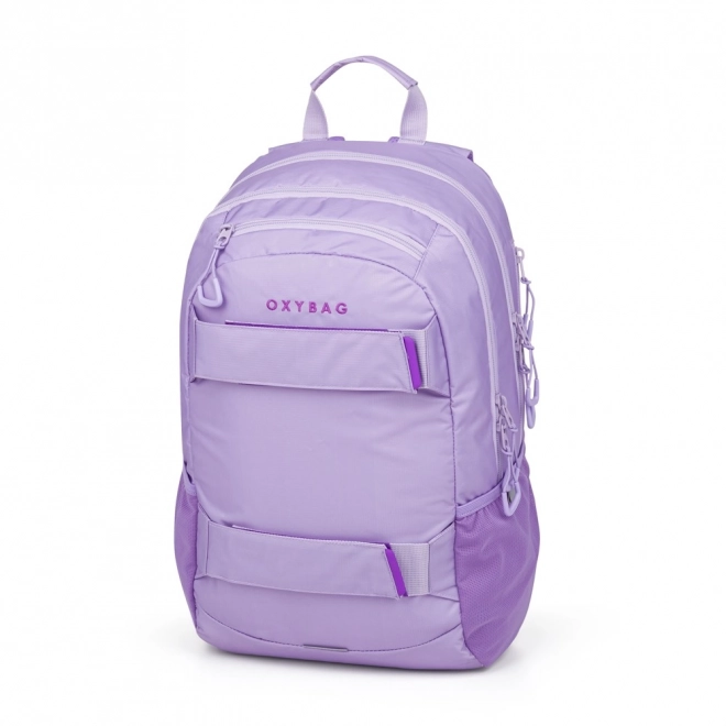 Študentski nahrbtnik in puščica OXY SPORT Violet