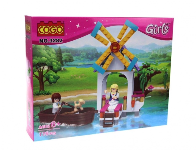 Gradbeni komplet Cogo Princess Izlet z ladjico - 176 kosov