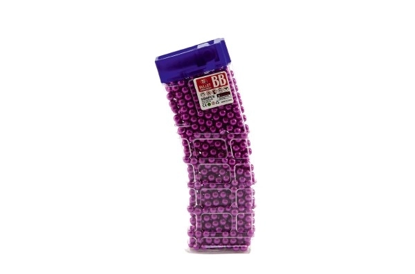 Kroglice za pištolo 800 kosov 6 mm plastika 6 barv v plastični škatli 7x17 cm