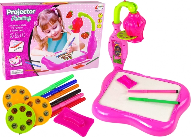 Projektor za risanje rožica s kompletom dodatkov