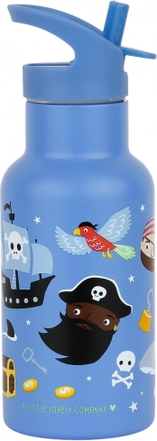 Nerjaveča steklenica za pijačo s piratskim motivom 350 ml