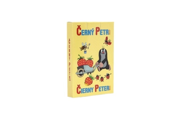 Črni Peter Krtek 4- družabna igra - karte v papirnati škatlici 6x9cm