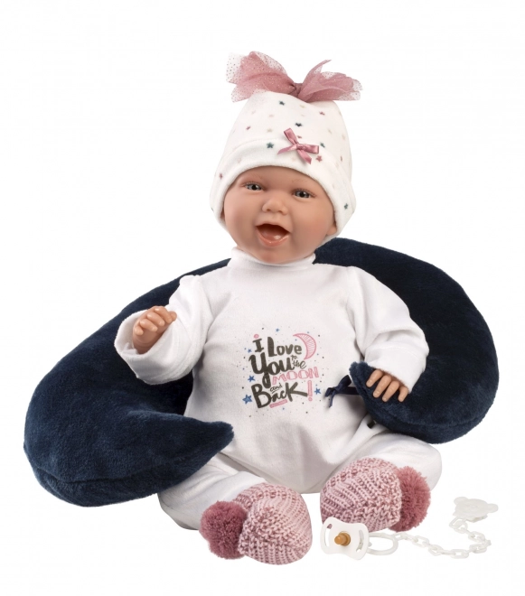 Llorens M740-50P oblačila za lutko dojenček NEW BORN velikosti 40-42 cm