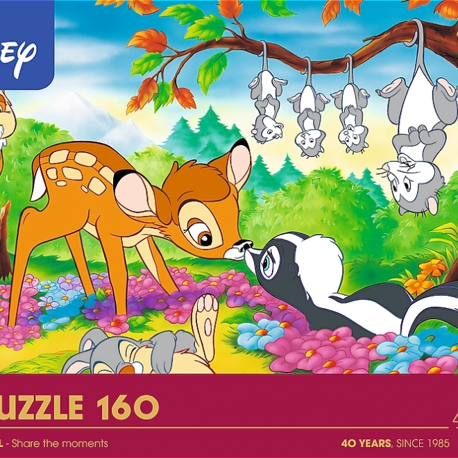 Sestavljanka Bambi in gozdni prijatelji 160 kosov