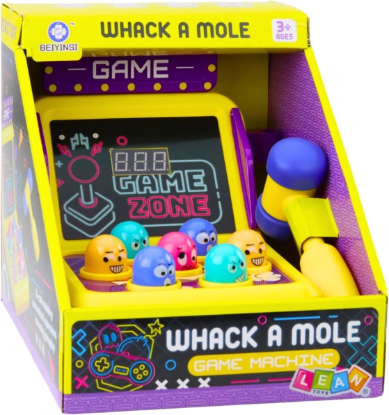 Igra Spretnosti Whack A Mole Avtomat S Kladivom Luči Zvoki