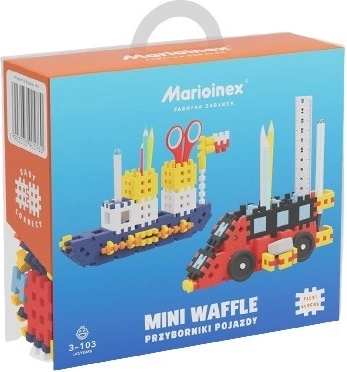 Konstrukcijske kocke Mini Waffle - Organizatorji vozil 140 delov