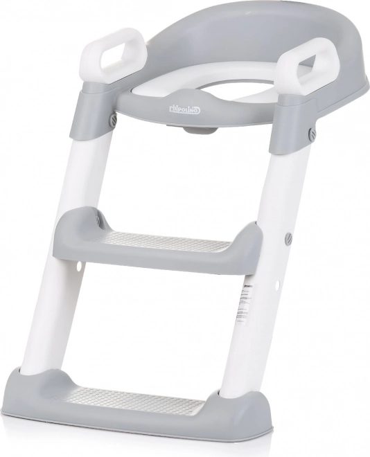 CHIPOLINO WC deska z lestvijo Skippy – siva
