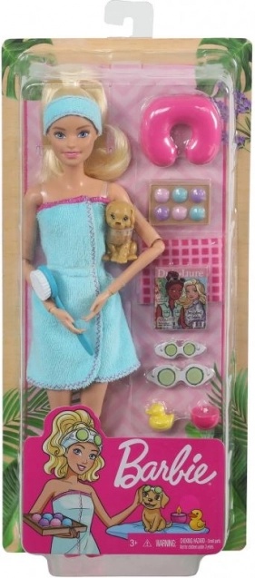 Barbie wellness punčka – Plavolasa