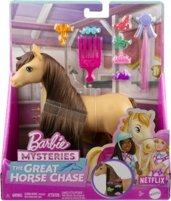 Konjiček Barbie Pepper z rjavo grivo za oblikovanje