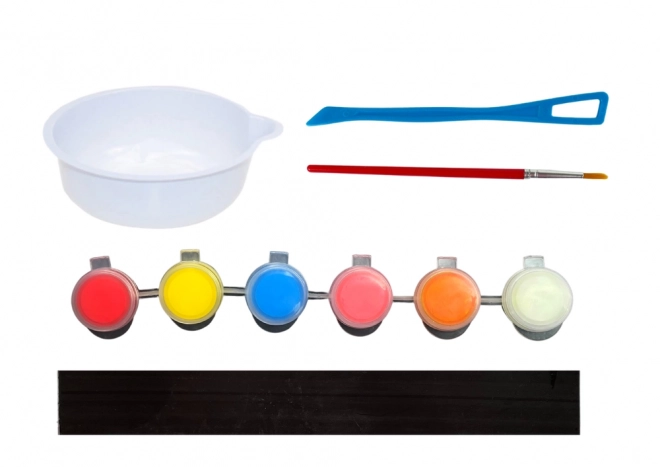 Set za barvanje DIY Sijoče sove Mavčni magneti