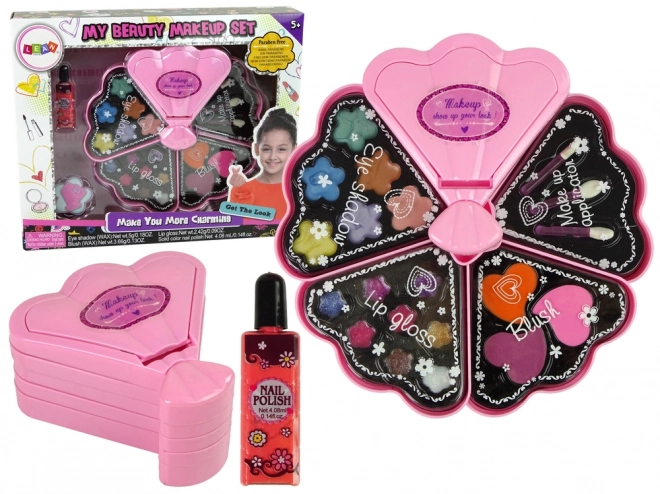 Roza kozmetična torbica za senčila Gloss Pink