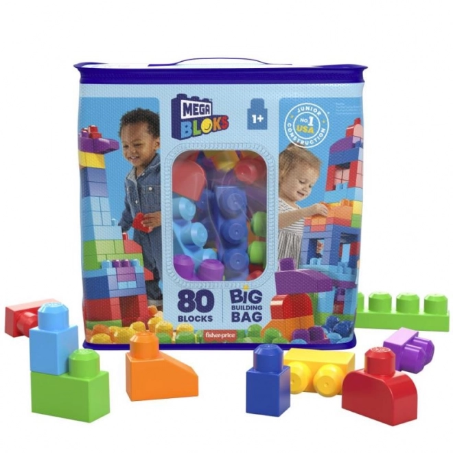 Mega Bloks First Builders Kocke v plastični vrečki 80 kos