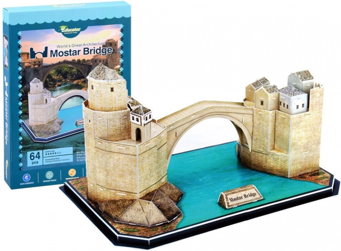 3D sestavljanka Stari most v Mostarju