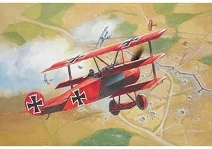 Plastični model letala Fokker Dr.I triplane