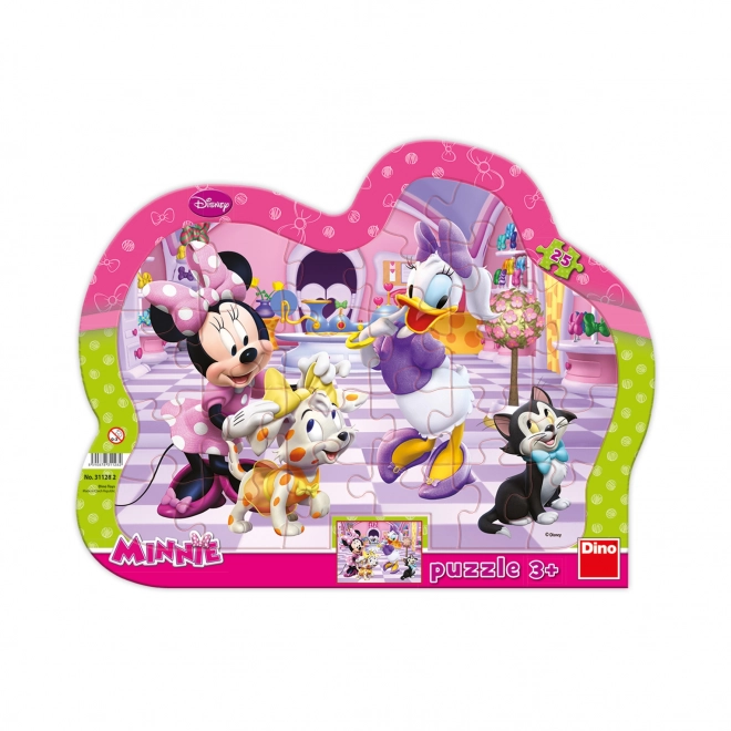 Sestavljanka Minnie in ljubljenčki 25 delov
