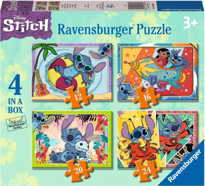 Sestavljanka 4v1 Disney Stitch