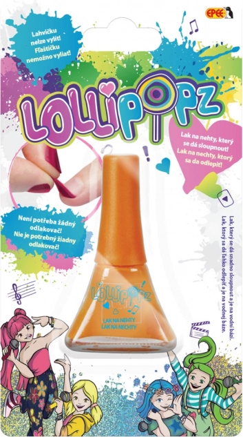 Otroški lak za nohte LOLLIPOPZ – oranžen