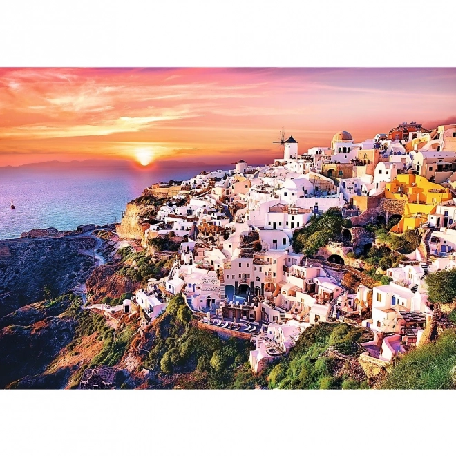 Sestavljanka Santorini Sončni Zahod 1000 Kosov