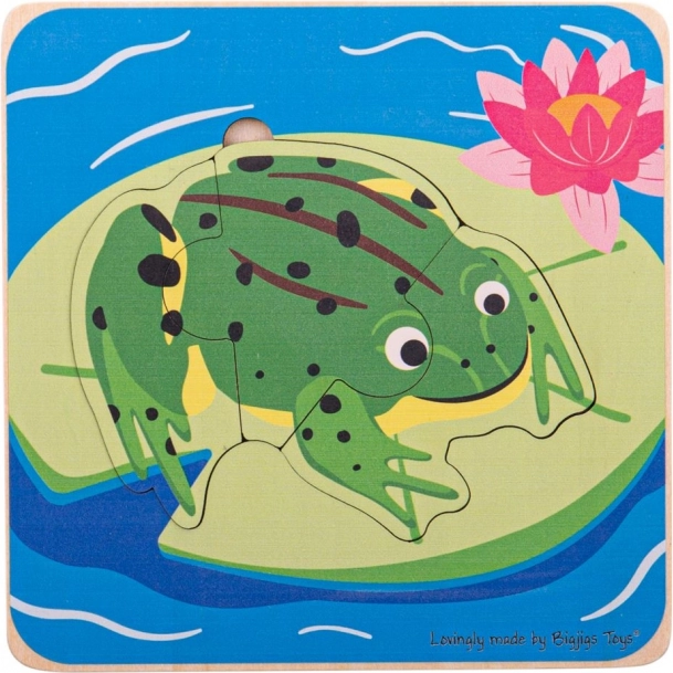 Otroški puzzle Življenjski cikli žabe Bigjigs Toys