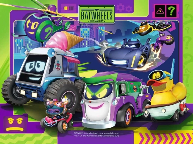 Sestavljanka Batkolesa od Ravensburgerja, 4v1