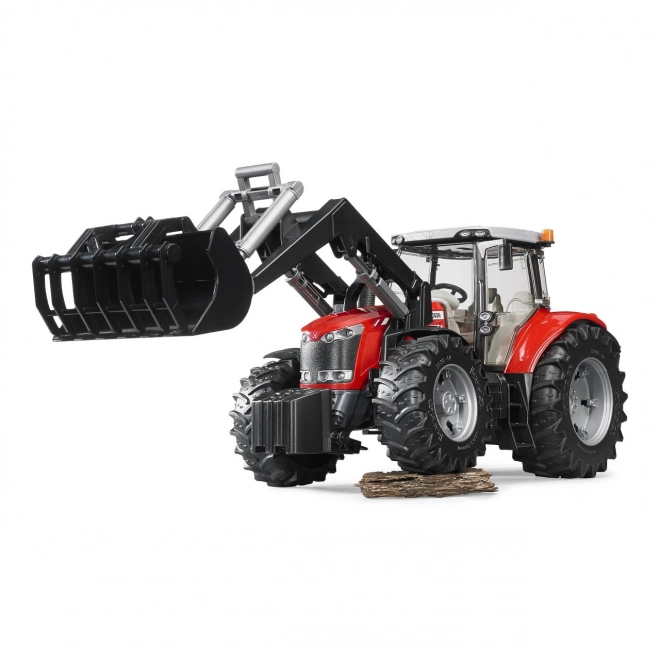 Traktor Bruder Massey Ferguson 7624 s čelnim nakladačem