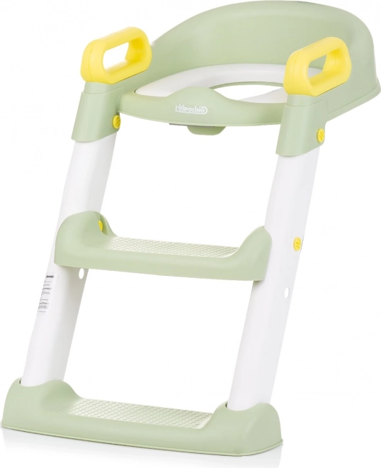 CHIPOLINO WC deska z lestvijo Skippy – zelena