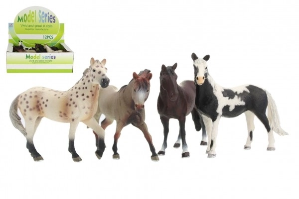 Plastična figurica konja 15 cm - 4 barve