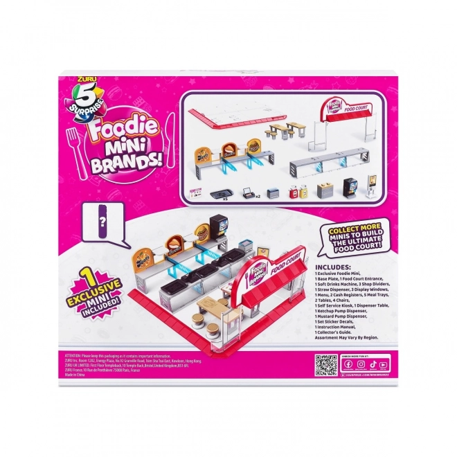 Miniaturni prehranski dvorišče Foodie Mini Brands